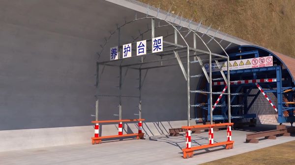 酒泉隧道施工动画制作公司 - 隧道施工工艺和施工方法 - 隧道施工汇报动画视频 - bim 工程施工动画